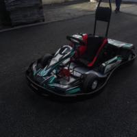 Voiture de karting à quatre temps 500 cm3 à grande vitesse avec entraînement par chaîne pour une utilisation en extérieur Visionnement vidéo disponible