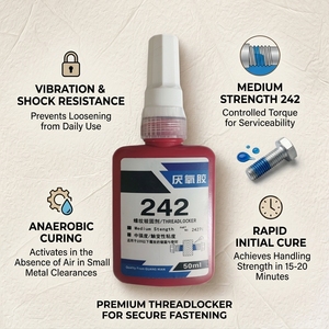 กาวอะนาโรสำหรับปิดผนึกแบบเกลียวผลิตภัณฑ์กาวเหลว - Product Image 3