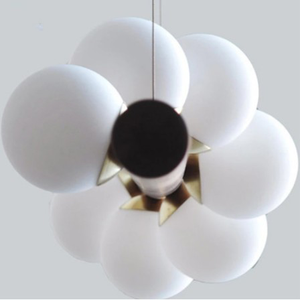 <span class=keywords><strong>Luminaire</strong></span> <span class=keywords><strong>suspendu</strong></span> <span class=keywords><strong>pour</strong></span> îlot de <span class=keywords><strong>cuisine</strong></span> Long pendentif en bois lustre rond boule de verre blanc lait <span class=keywords><strong>Luminaire</strong></span> moderne - Product Image 3