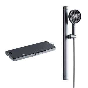 Robinetterie thermostatique intelligente à affichage numérique transfrontalière, ensemble de douche simple, <span class=keywords><strong>robinet</strong></span> de baignoire, tige de levage pour comptoir de rangement - Product Image 1