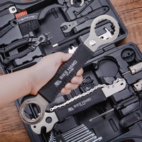 Outils de réparation de vélo 18 en 1 Cycling Multitool Chain Pedal BB Wrench Hex Key Bike Tools Kit