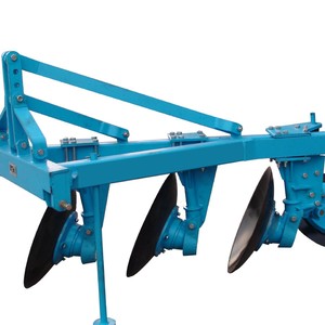 Disc Plough Farm <b>Cultivator</b> 3 Row Blue Heavy Duty For Soil Tillage - Product Image 1