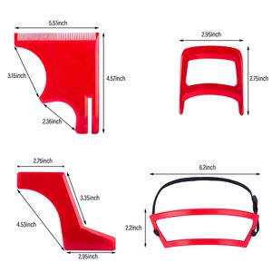 Peine para Barba Plegable y Portátil con Logotipo Personalizado, Ideal para Viajes, Peine Plano para Barba, Peine <span class=keywords><strong>de</strong></span> Plástico para Peluquería - Product Image 5