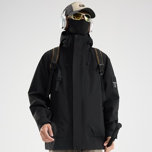Chaqueta Impermeable para Hombre y Mujer, Forro Tres en Uno, Logotipo Personalizado, Chaqueta Deportiva Impermeable, Cortavientos, Transpirable, con Cierre - Product Image 1