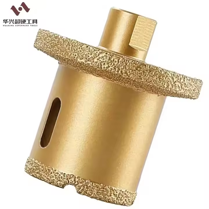 Diamond Core Drill Bits Gold Brazed