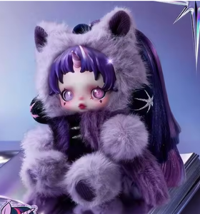 POP-MMART SkullPanda Little Horse Rainbow Peluche Pendente 11-30CM Blind Box Cocoon Queen - Product Image 2