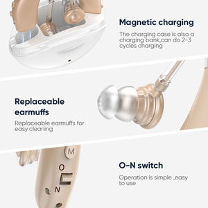 Grosir perlengkapan perawatan kesehatan audionos para sordos alat bantu dengar isi ulang pengingat daya rendah untuk dewasa - Product Image 3