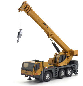 In lega di metallo pressofuso ingegneria gru camion con gru modello giocattoli Van SJY-1702 1/50 veicolo di costruzione due cabina torre pneumatico - Product Image 2