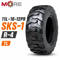 Pneu industriel 11L-16 SKS-1 (R-4) 12PR TL |   Contrôle de précision pour chargeurs, niveleuses et équipements de construction compacts
