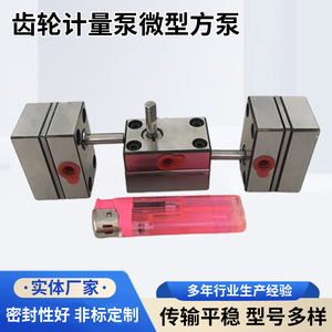 Winfeng Miniature Gear Metering Pump 0.1CC 0.3CC 0.5CC 316 Stainless Steel <b>Glue</b> Dispensing Pump For PU Hot Melt Application - Product Image 5