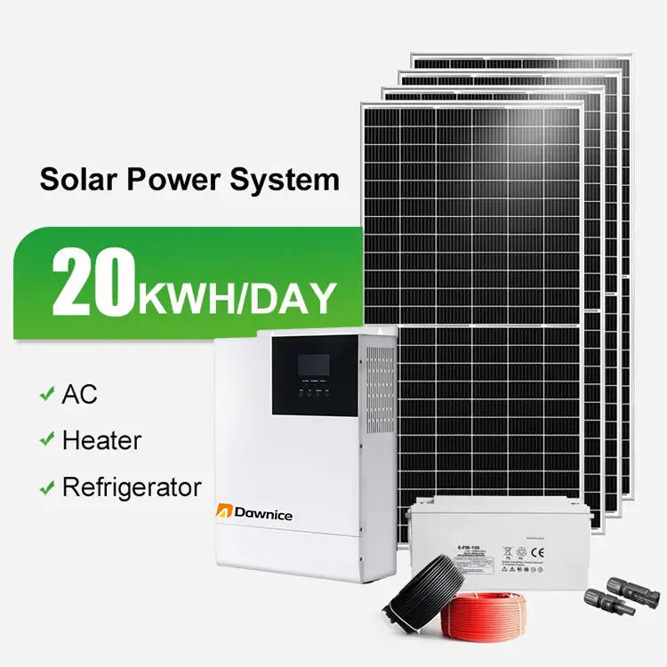 Kompletttes Off-Grid-Solarsystem 2 kW Solarsystem 10 kW 12 kW 15 kW 20 kW 30 kW Solarpanelsystem 30 kW für Häuser Preis