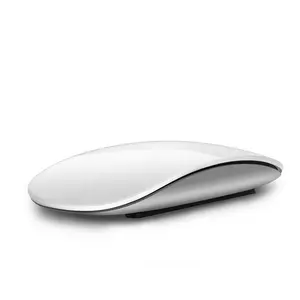 OEM Ultra-Thin Portable Slim Silent Office Mice Multi Arc Branco BT Recarregável Sem Fio Magic Touch Mouse para Mac Laptop