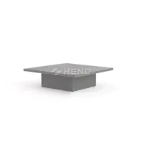 Canapé d'extérieur moderne de luxe en aluminium avec coussins imperméables, résistant à la rouille et au temps, idéal pour jardin et terrasse
