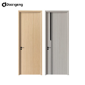 Portes intérieures en bois à 6 panneaux, construction solide, apprêtées blanches, prêtes à <span class=keywords><strong>peindre</strong></span> pour la rénovation - Product Image 5