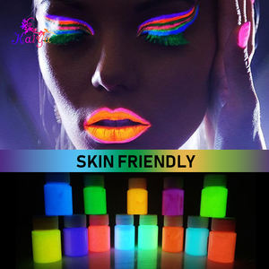 Couleur vive en vrac Non toxique Semi finition yeux cosmétique lisse Glide <span class=keywords><strong>Eye</strong></span> <span class=keywords><strong>Liner</strong></span> UV lueur coloré matière première néon liquide Eyeliner - Product Image 2