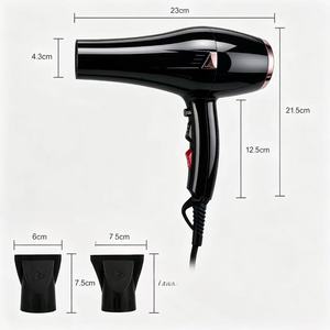 Secador de Pelo Iónico Plegable Profesional Compacto con Motor AC de Larga Duración de 2000W para Uso en Hoteles y Hogares - Product Image 4