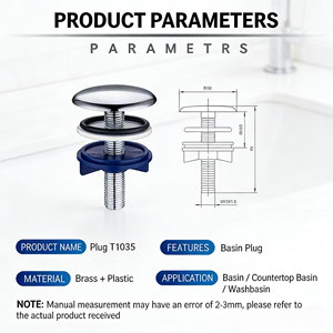 आधुनिक कारखाने प्रत्यक्ष छेद सजावटी नल सिंक बेसिन प्लग कवर क्रोम के साथ आसान स्थापना - Product Image 5