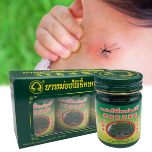 1 pezzo 50g di crema alle erbe verde Thailandia balsamo per il mal di testa freddo unguento per il dolore per l'influenza mal di testa freddo vertigini - Product Image 6