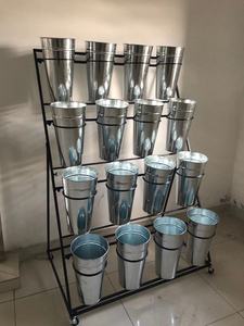 Giá để hoa kim loại cho cửa hàng bán lẻ, dùng được cho hoa tươi và hoa giả - Product Image 4