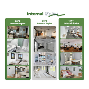 Casa Contenedor Plegable <span class=keywords><strong>de</strong></span> Lujo a Bajo Costo, Casa Contenedor Expandible <span class=keywords><strong>de</strong></span> 40 pies <span class=keywords><strong>de</strong></span> Lujo para Estados Unidos - Product Image 3