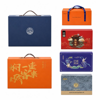 Boîte cadeau en papier rigide de luxe avec logo personnalisé en estampage à chaud, fermeture magnétique et doublure en éponge, emballage alimentaire, vente en gros OEM