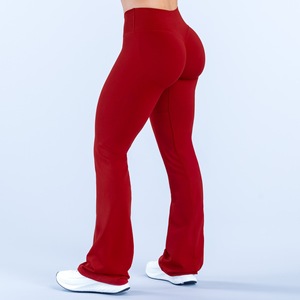Nuevos Pantalones Deportivos de Cintura Alta y Levanta Glúteos <span class=keywords><strong>para</strong></span> Mujer, Pantalones de <span class=keywords><strong>Yoga</strong></span> Rectos <span class=keywords><strong>para</strong></span> Fitness - Product Image 5