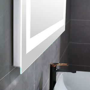Trucco illuminato rettangolo intelligente Led specchio da bagno con luce a Led - Product Image 3