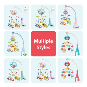 Hw đa-chủ đề tùy chỉnh bán buôn bé âm nhạc di động bedbell đồ chơi điều khiển từ xa xoay giường chuông với ánh sáng âm nhạc chiếu - Product Image 2