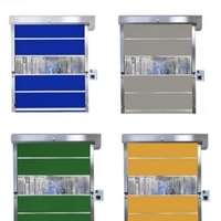 Porte à enroulement automatique moderne en PVC pour intérieur avec tissu de protection pour la réfrigération et la logistique des supermarchés