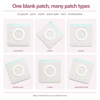 Patch en tissu non tissé Spunlace vierge, doux et respirant, pour points d'acupuncture, destiné à la pâte à base de plantes