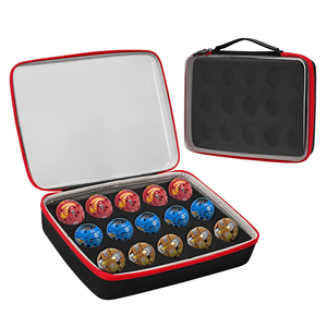 Étui rigide compatible avec les figurines <span class=keywords><strong>Bakugan</strong></span>, les toupies et l'ensemble d'organisation EVA, étui de transport - Product Image 1