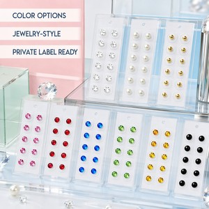 Kit de Semillas <span class=keywords><strong>Auriculares</strong></span> para el Oído, Color Dorado, para Bienestar y Relajación, Semillas de Acupresión, Directo de Fábrica - Product Image 3