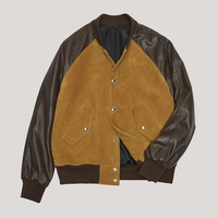 Vestes de sport personnalisées pour hommes DCY, veste bomber en daim, broderie personnalisée, veste pour homme, nouvelle veste, fournisseur d'usine