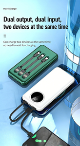 Batería Externa Ultra Delgada de 20000 mAh con Carga Rápida de 22 W, Salidas USB Duales Tipo C, Entrada Micro USB Rápida - Product Image 5