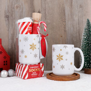 BespritGift Best Seller Sweet <span class=keywords><strong>Moment</strong></span> Xmas Food & Cup Gift Set Ceramic Christmas Mug Hot Choc Gift Set for Holiday Promotion - Product Image 6