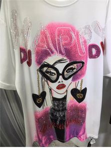 Camiseta de Verano Ecológica Personalizada, Holgada, con Cuello Redondo, Estampado a Cuadros, Blusa Oversize para Mujer - Product Image 4