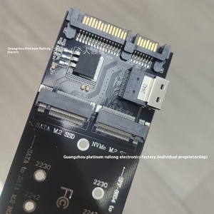 SATA <span class=keywords><strong>M</strong></span>.2 NGFF SSD zu SATA-Schnitts telle & NVMe <span class=keywords><strong>M</strong></span>.2 SSD zu SFF-8654 Adapter karte - Product Image 4