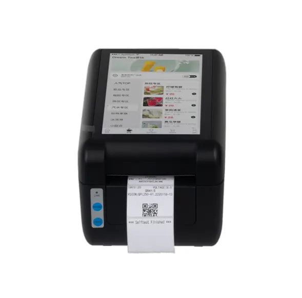 Eenvoudige Bediening Thermische Label Printer Machine Label Drukmachine Roll Sticker Printer