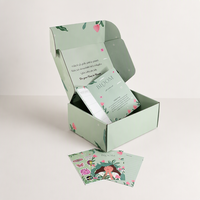 Boîte en carton ondulé avec impression de logo personnalisée, en matériau recyclé respectueux de l'environnement, impression à la feuille d'or, boîte de forme personnalisée