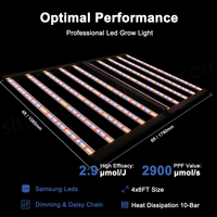 Système de culture intérieur professionnel SLTMAKS Samsung Diodes 8FT*6FT, serre commerciale, éclairage de culture LED 1000W spectre complet