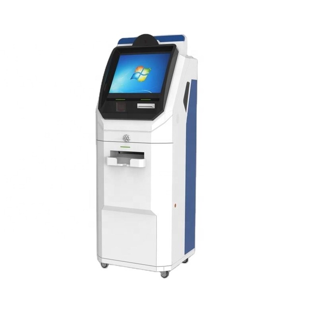 Hunghui Banking Bill Payment Smart Teller ATM Machine 10-Point Capacitive Touch Screen 19" Screen Size Self Service Withdraw SDK