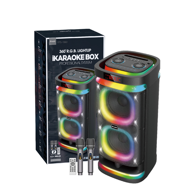 Manufacturer Low Price Dual 8-inch Subwoofer Wireless Portable Speakers Party Events Audio Speakers