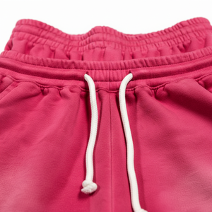 Pantalones Cortos Deportivos para Hombre, Estilo Grunge Y2K, con Logotipo Personalizado, de Algodón Grueso, Estilo Urbano, con Estampado de Letras, Bajo Deshilachado - Product Image 3
