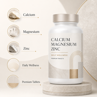 Complément Minéral Vitamine D3 Calcium Fer Zinc Sélénium Capsules Haute Puissance Immunité 100 gélules 1,2g OEM