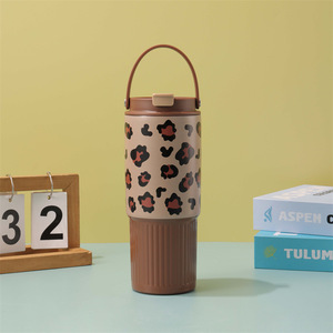 Custom Logo <b>Double</b> <b>Wall</b> Stainless Steel Travel <b>Mug</b> with Handle, Hot Cold Insulated Tumbler for Corporate Gifts - Product Image 5
