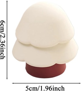 Silicone Bottle Cap Opener Christmas Tree Shape Easy Twist Lid Opener Non-Slip Soft Grip for Kids Elderly Home <b>Kitchen</b> <b>Camping</b> - Product Image 6