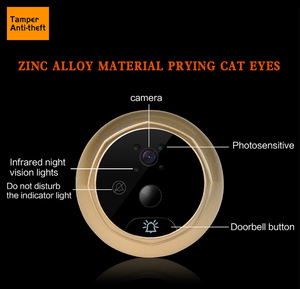 Digital Pintu <span class=keywords><strong>Viewer</strong></span> Peepehole Kamera Cam Bel Pintu Video Visual Elektronik Penampil BS-MK24 - Product Image 4