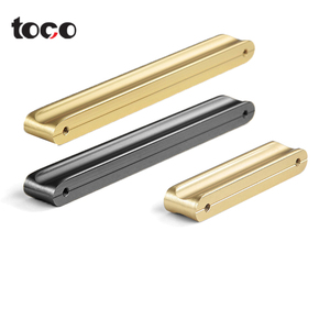 TOCO 토마스빌 가구용 소형 엣지 손잡이 블랙 서랍장 캐비닛 황동 노브 풀 핸들 - Product Image 3