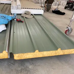 Insulated Pu Polyurethane Sandwich Roof Panels For Warehouse Construction