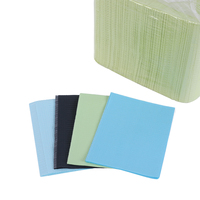 1000 pièces de bavettes dentaires jetables 13x18 pouces, 3 plis, imperméables, certifiées CE, stériles, fournitures dentaires pour patients et dentistes